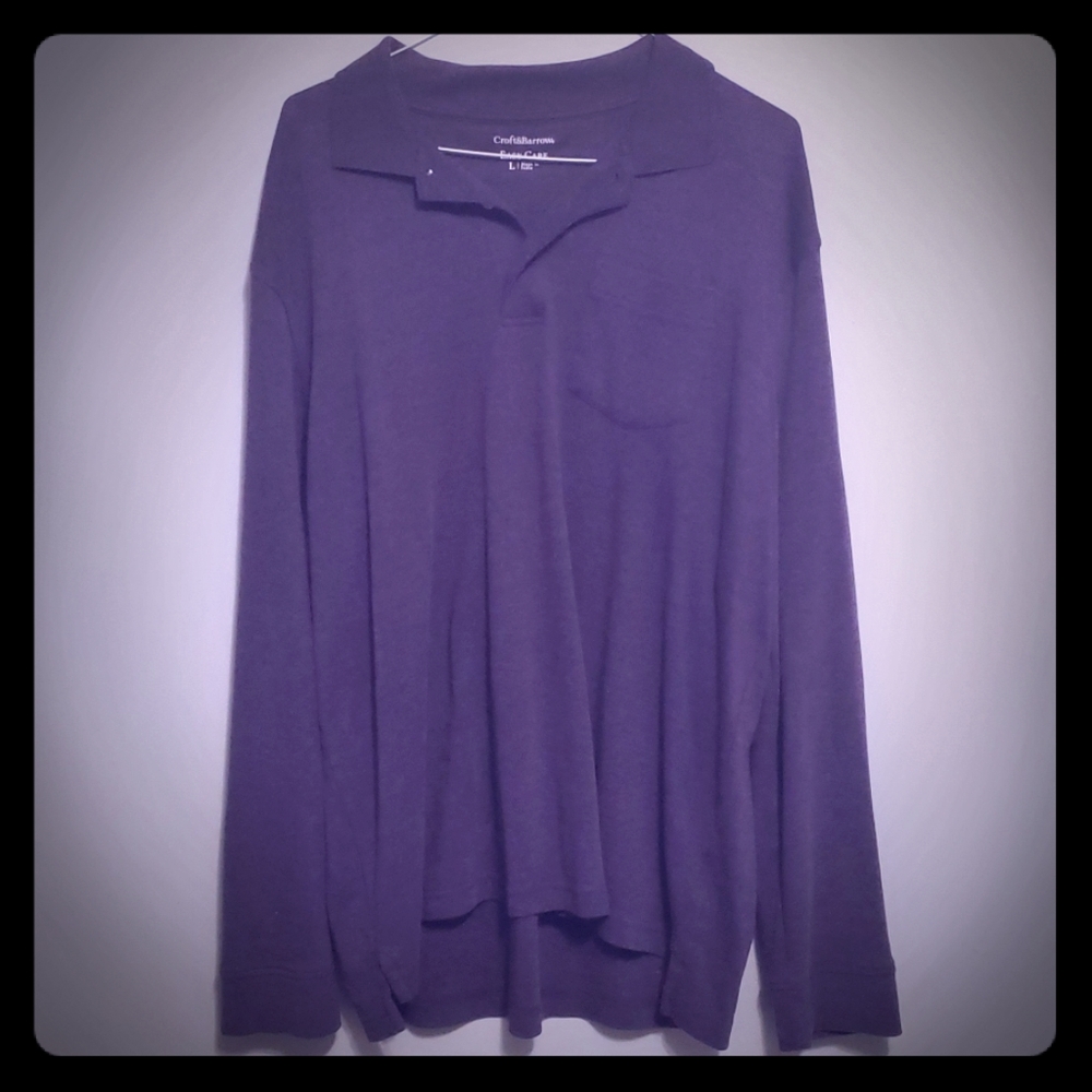 Large Long Sleeve Purple Shirt